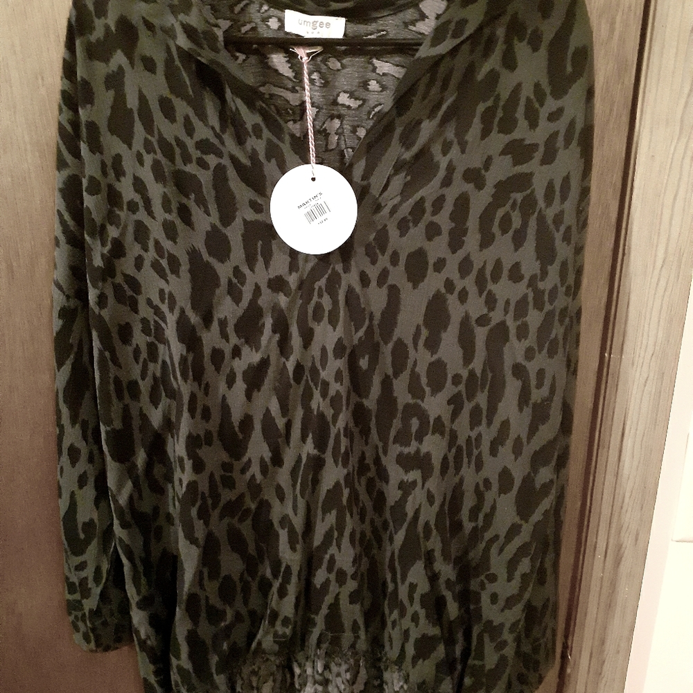Umgee leopard dress new with tags